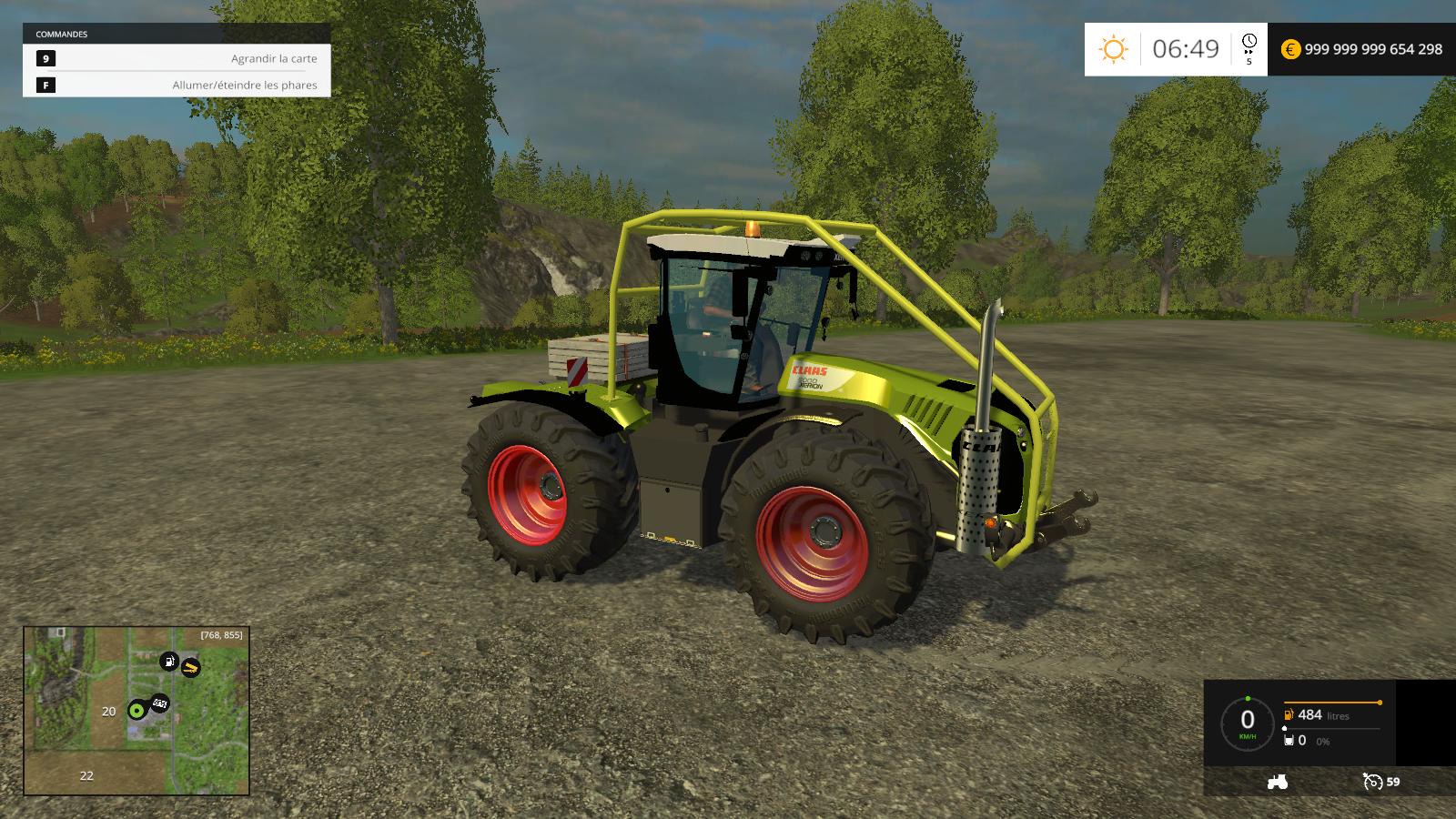 tracteur forestier farming simulator 2015