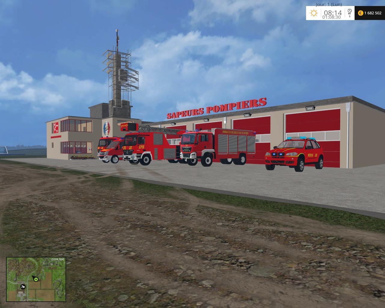 FIRE DEPARTEMENT ZORLAC-CASERNE TFSGROUP FS 2015 (6) - Farming simulator 19...