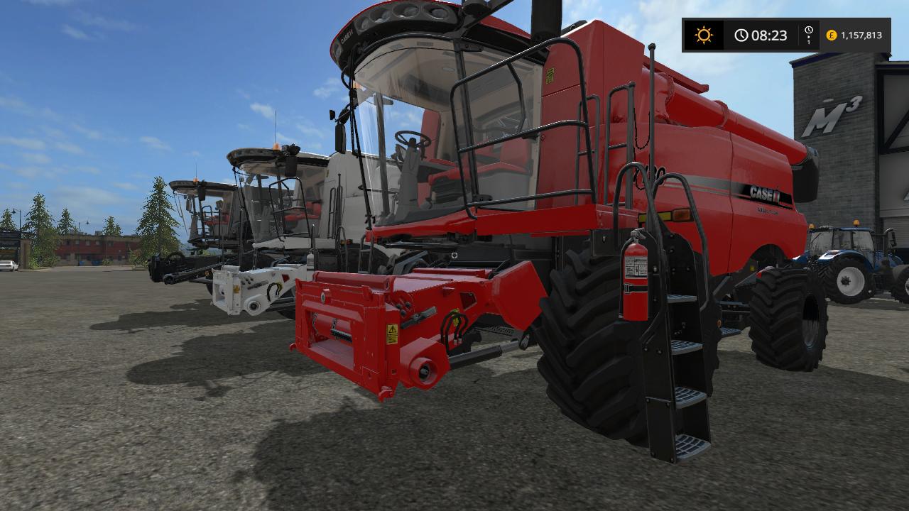 FS17 CASEIH COMBINE AND CUTTER PACK BY STEVIE - FS 17 Packs Mod Download.
