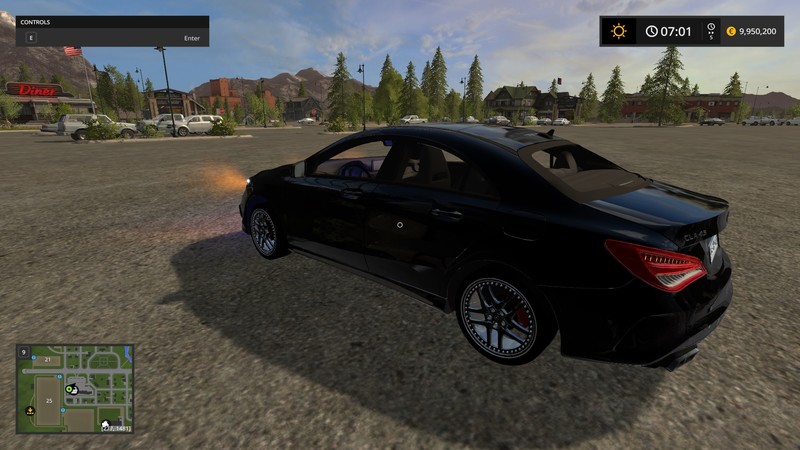 Fs17 Mercedes Cla 45 Amg Black Edition V 2 0 Farming Simulator 19 17 15 Mod