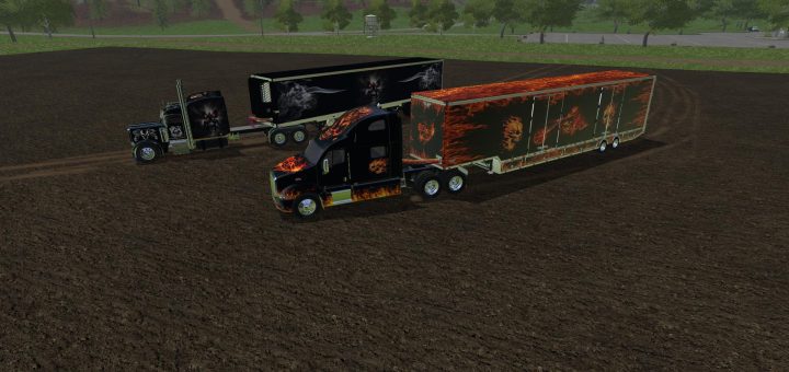 FS17 Pack Remorque Transpalette Fruehauf V1 6 Farming Simulator 19 