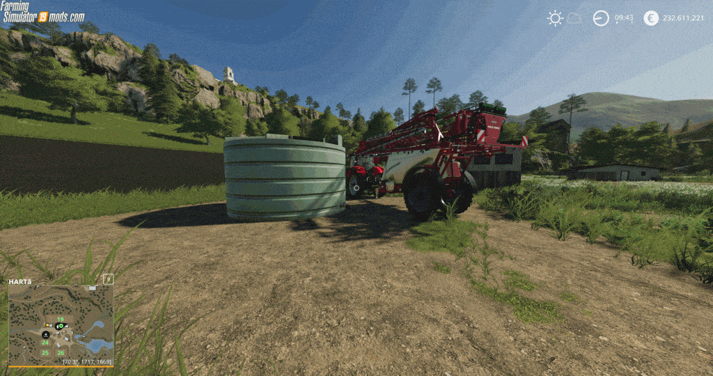 Fs19 Placeable Liquid Fertilizer Tank Farming Simulator 19 17 15 Mod