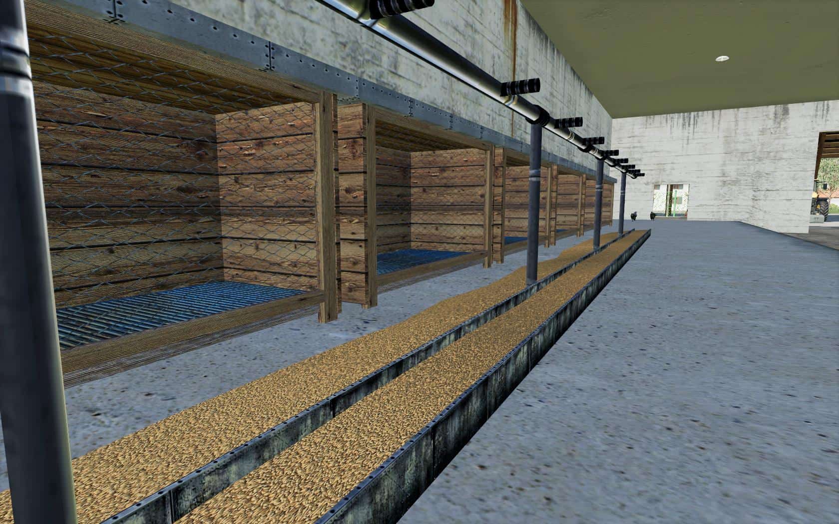 FS19 Chicken coop v2 (4) Farming simulator 19 / 17 / 15 Mod