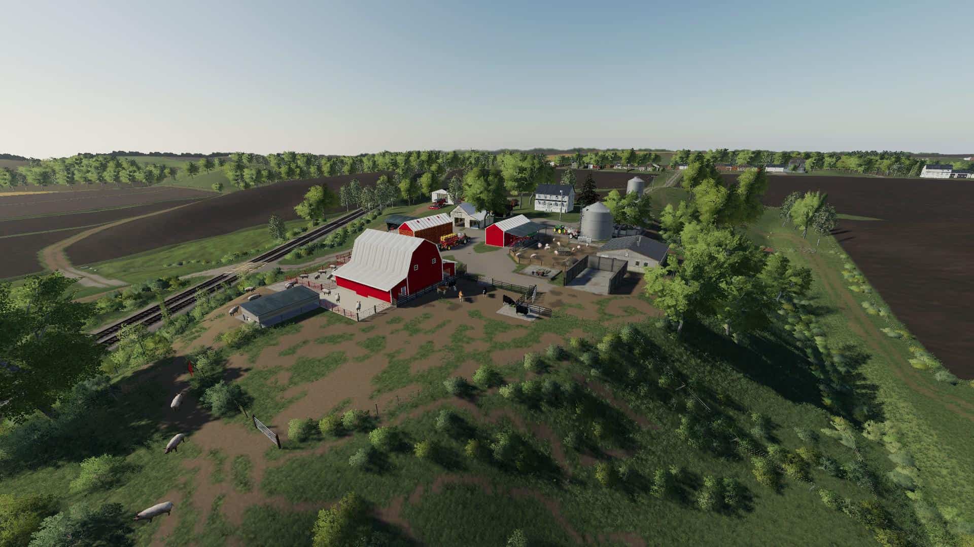 Fs19 Farms Of Madison County 4x Map V1 9 Farming Simulator 19 17