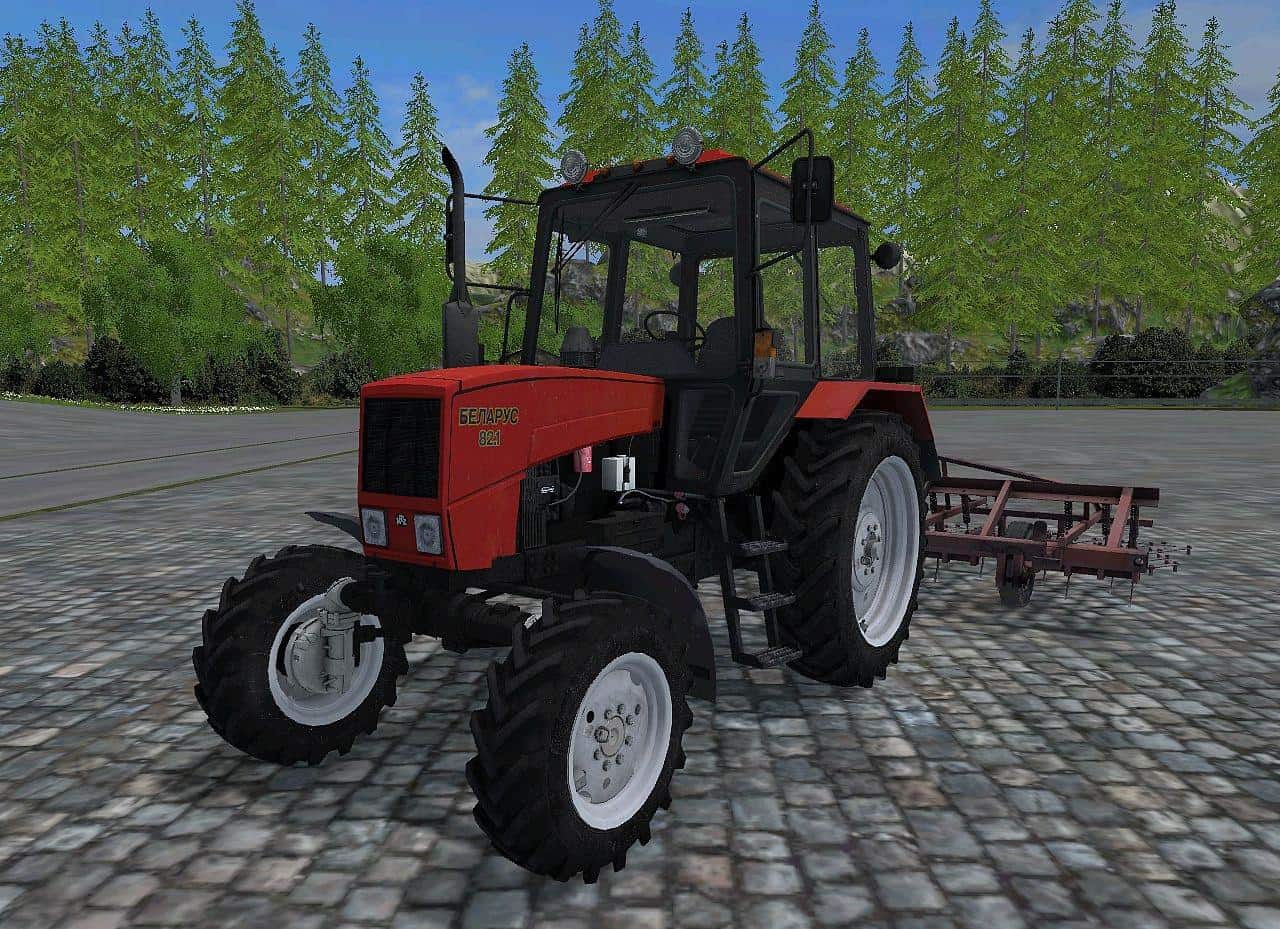FS15 MTZ-82 NEW RED v1.0 - FS 15 Tractors Mod Download.