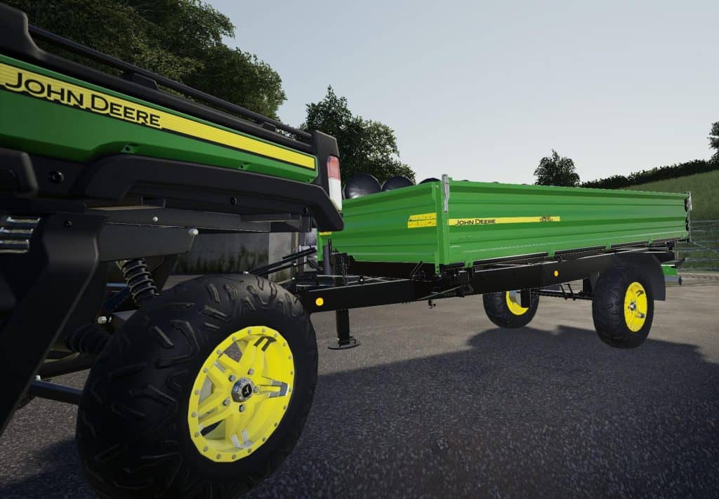 FS19 John Deere Gator Trailer v1 (1) Farming simulator 19 / 17 / 15 Mod