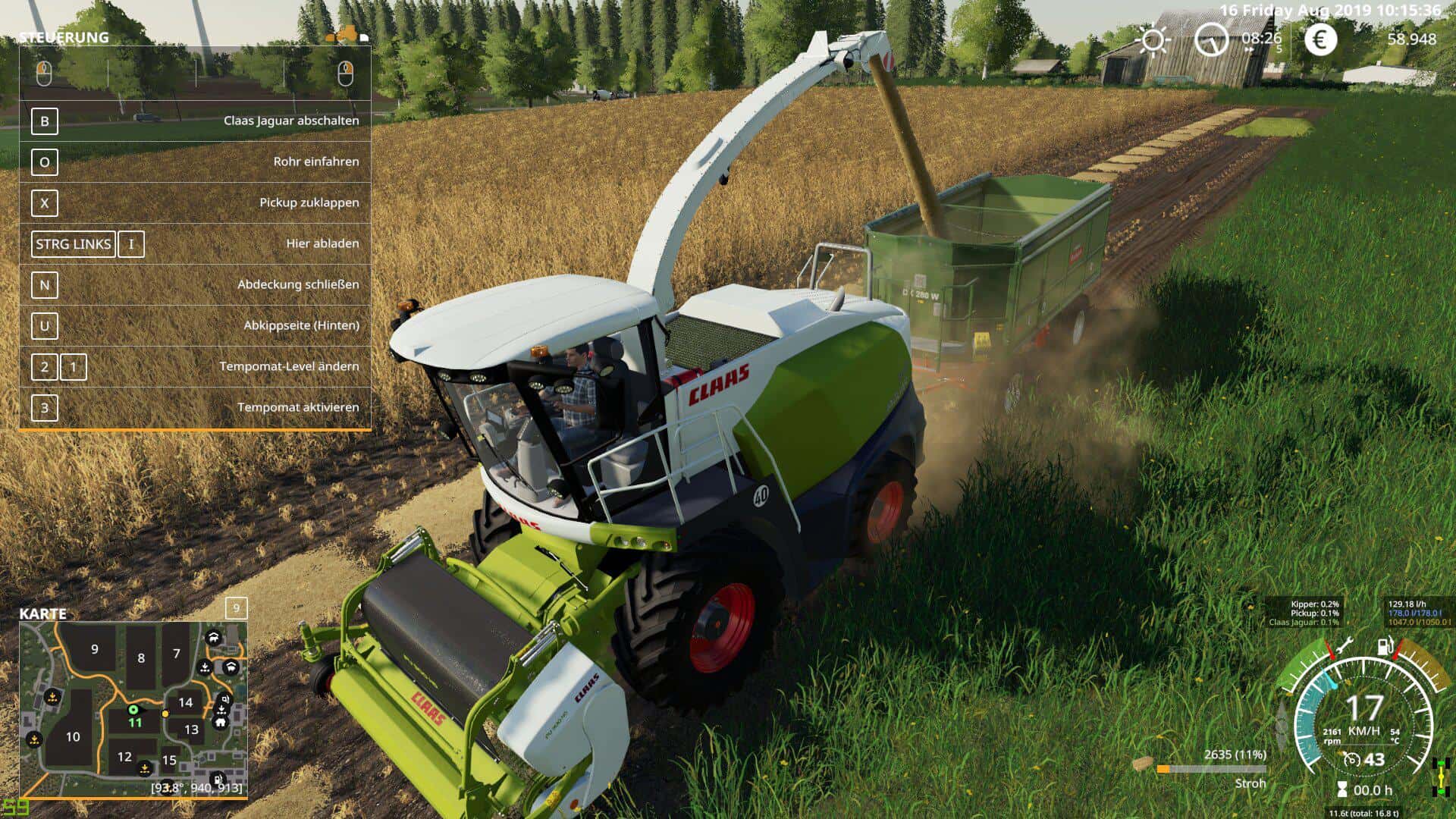 FS19 TUT for the insertion of straw chaff v1.0 FS 19 Other Mod Download