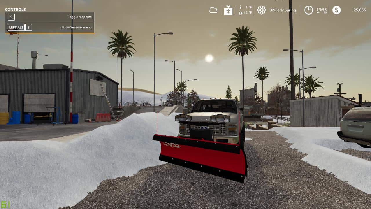 FS19 Boss snow plow v1.0 - FS 19 Implements & Tools Mod Download.
