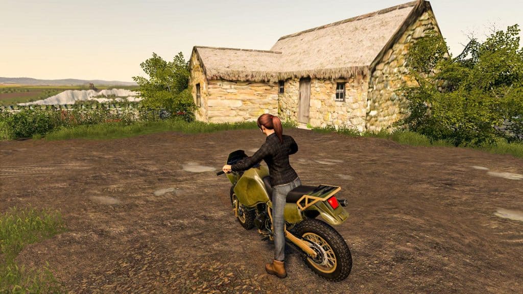 FS19 Battlefield Motocross Dirt Bike v1.0.0 (4) Farming simulator 19