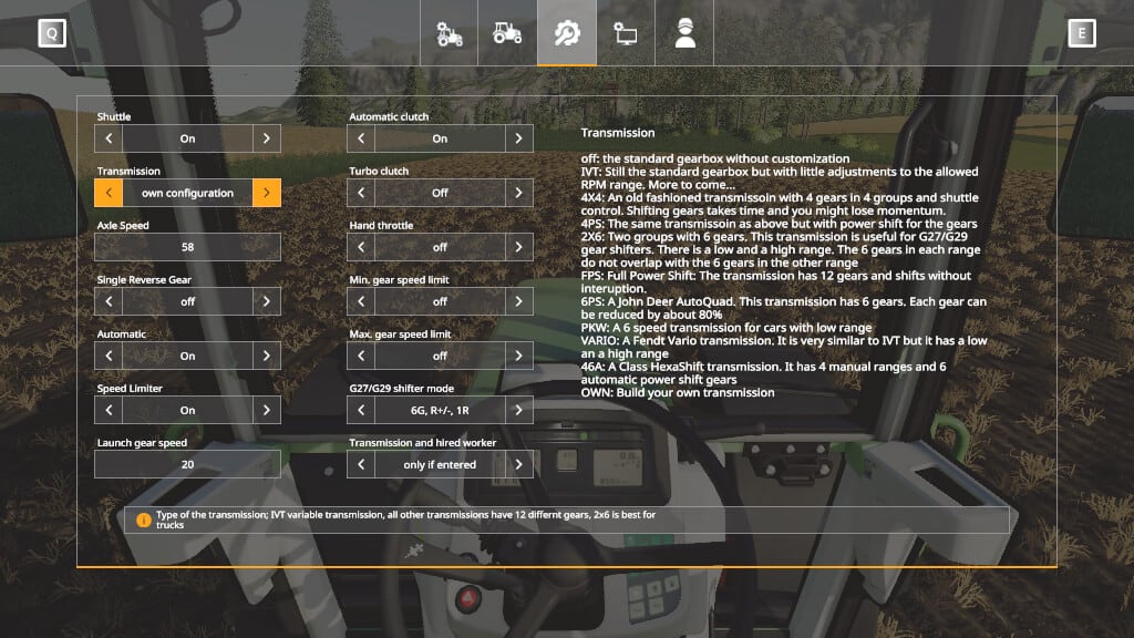 FS19 Vehicle Control Addon 1.1.0 (3) Farming simulator 19 / 17 / 15 Mod