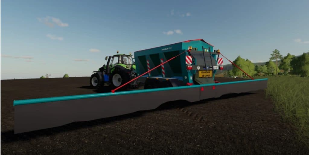 FS19 SULKY LIME SPREADER 1.1.0.0 Farming simulator 19 / 17 / 15 Mod