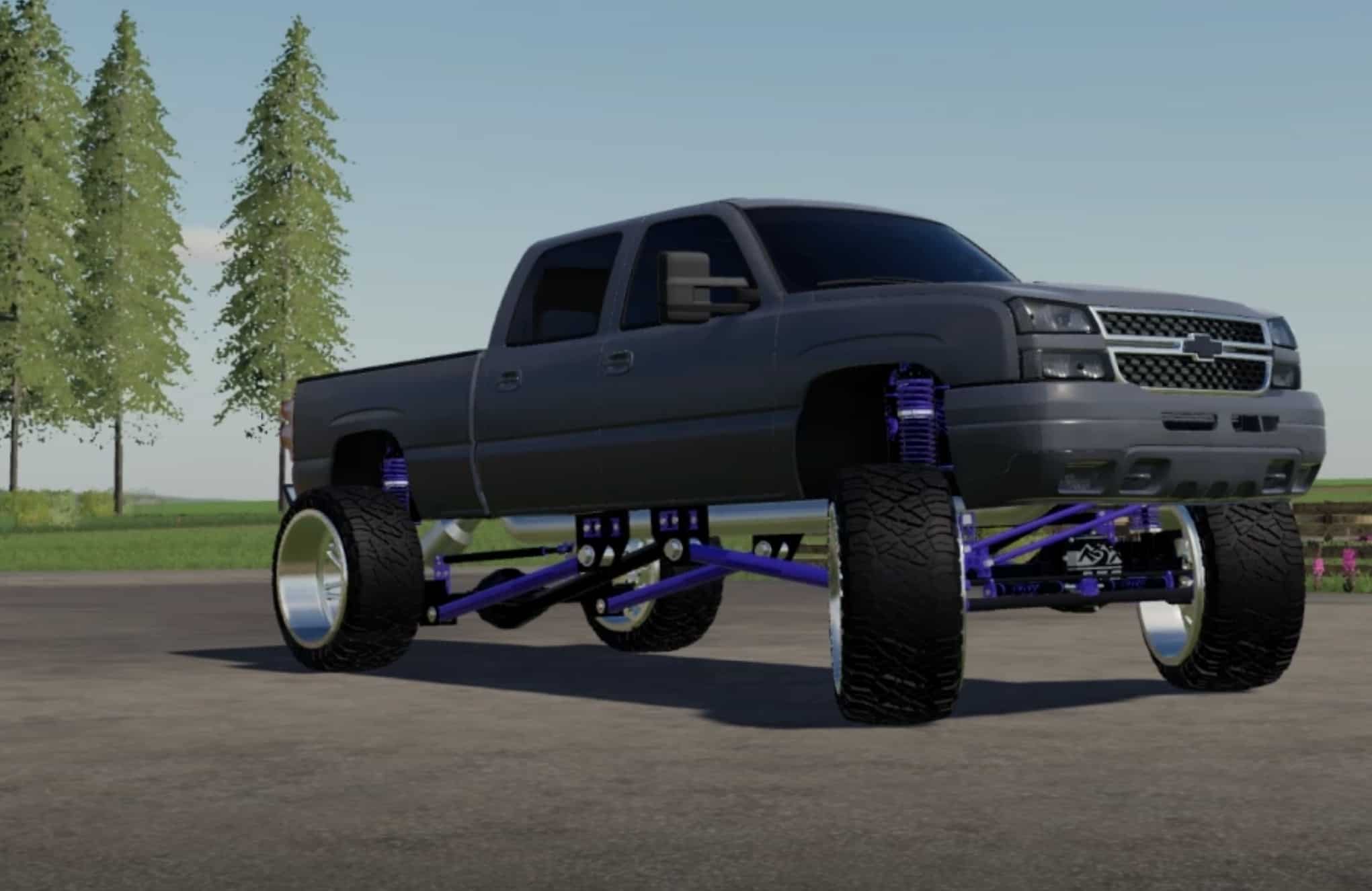 Fs19 Chevy Duramax Lifted Cateye V1000 Fs 19 Cars Mod Download