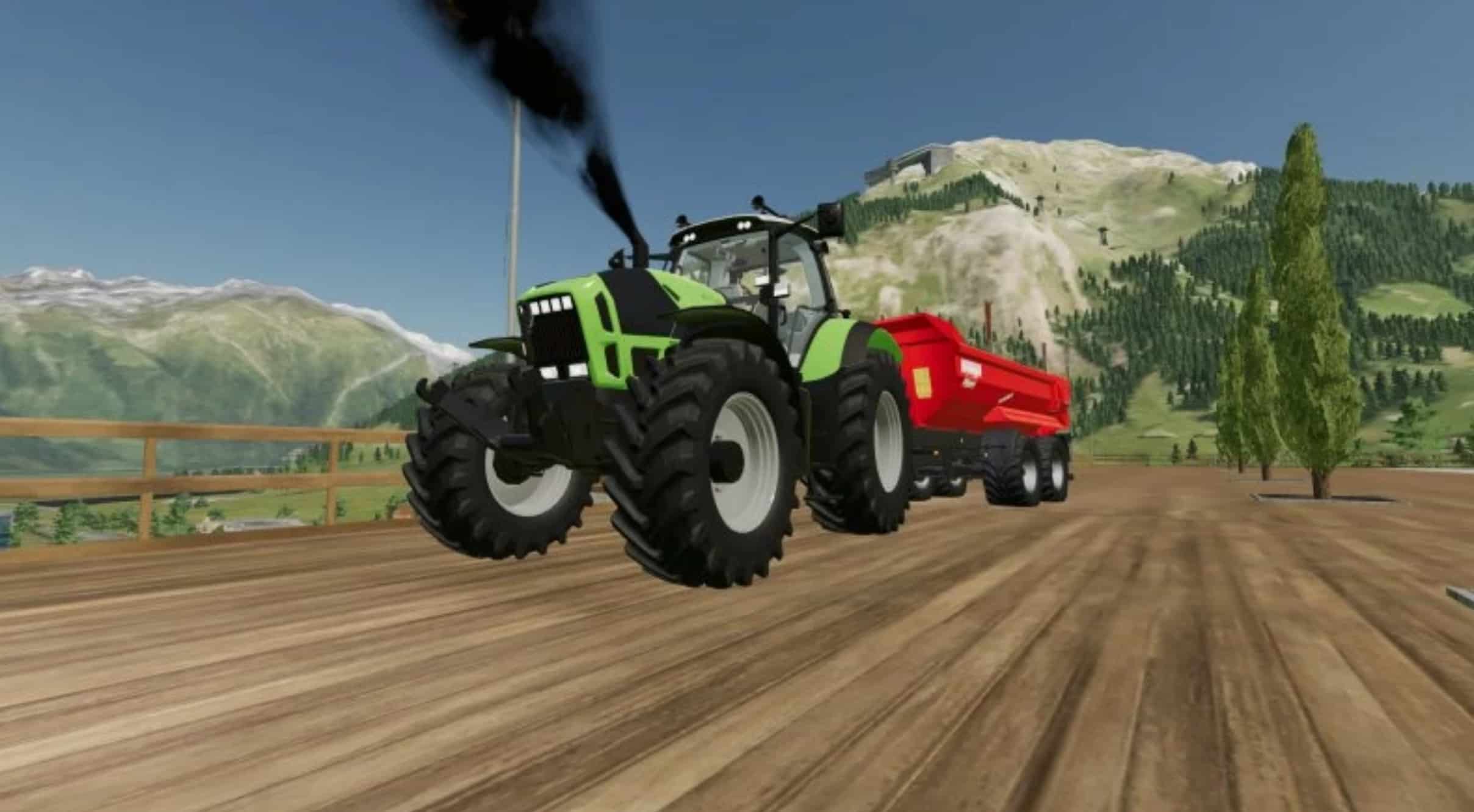 FS22 Deutz Agroton X720 gear shift, air horn v1.0.0.0 FS 22 Tractors