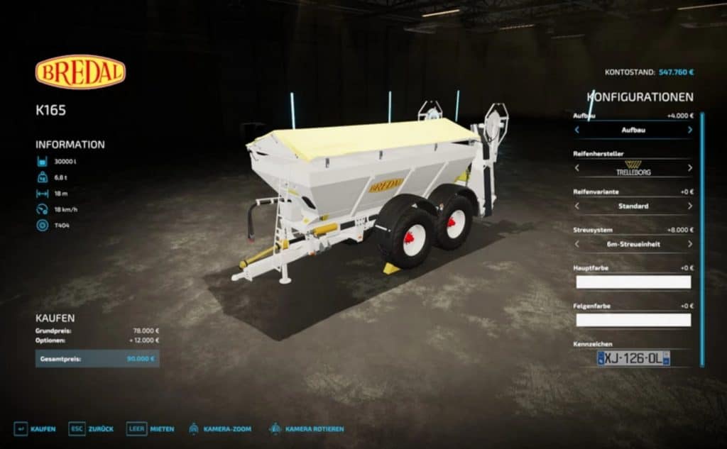FS22 Fertilizer spreader v1.5.0 (1) Farming simulator 19 / 17 / 15 Mod