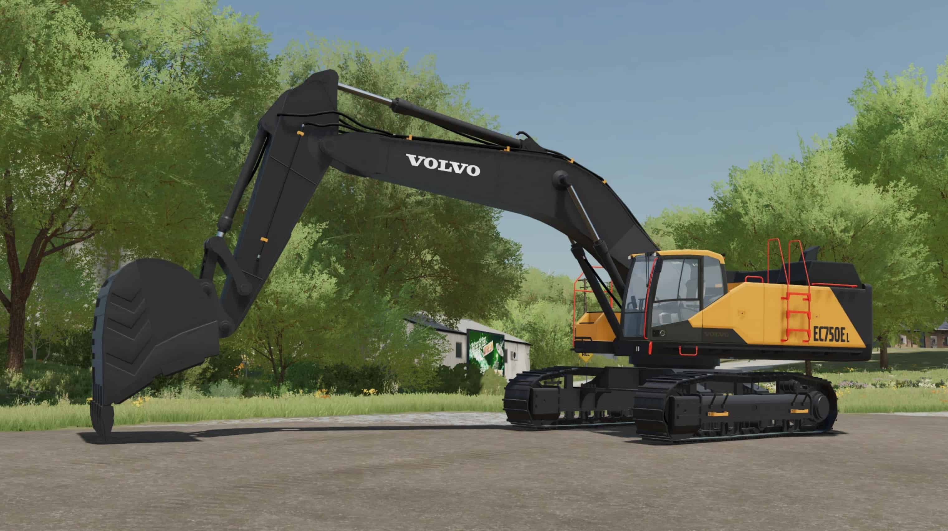 FS22 Volvo EC750EL Mining Excavator FS 22 Forklifts / Excavators Mod