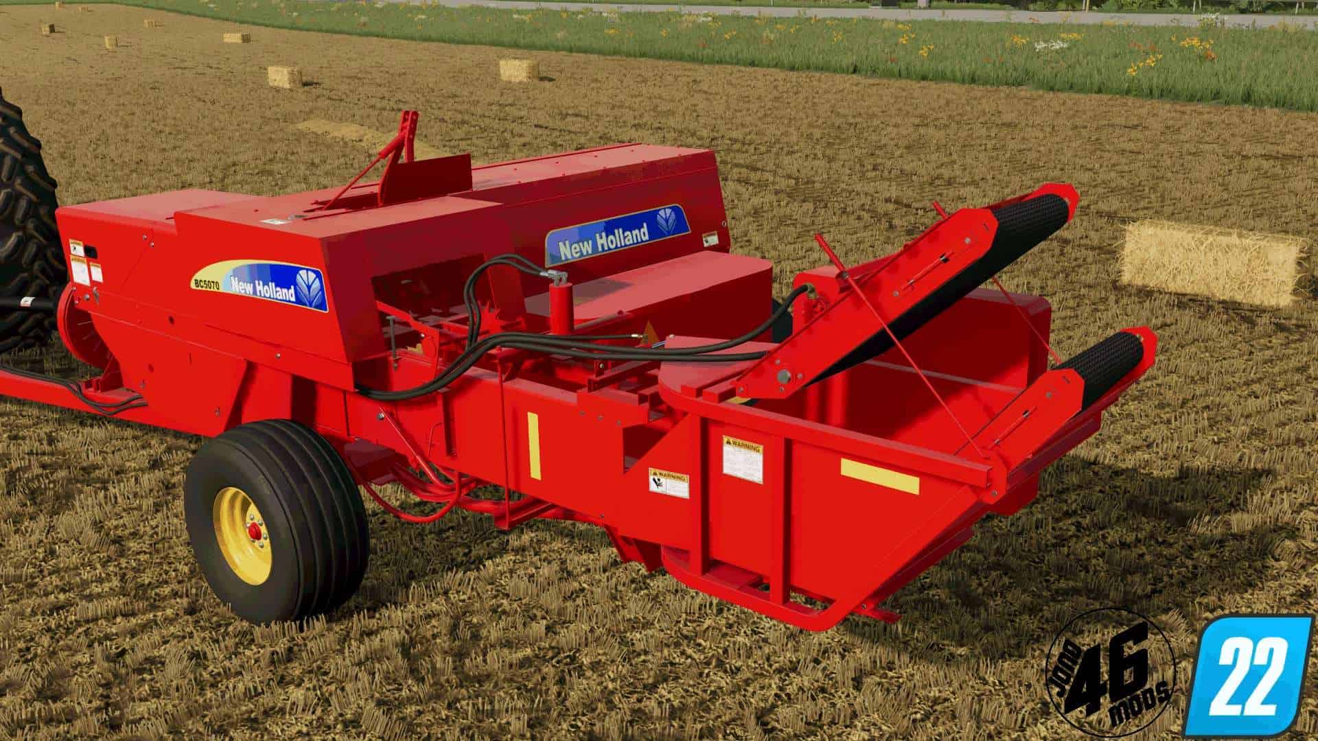 FS22 New Holland Small Square Balers v1.0 FS 22 Implements & Tools