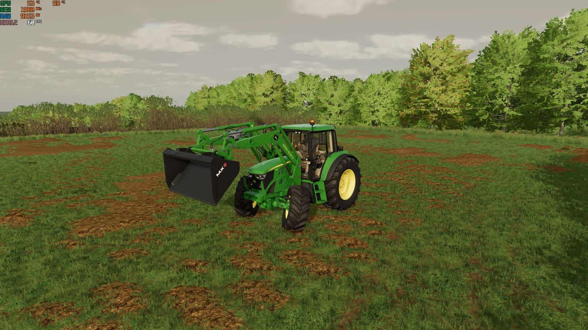 FS22 John Deere 6m v1.0 FS 22 Tractors Mod Download