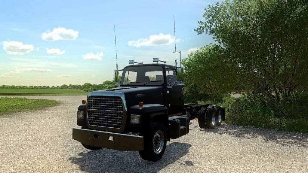 FS22 Ford L8000 Flatbed/AR Truck v1.0.0.2 FS 22 Trucks Mod Download