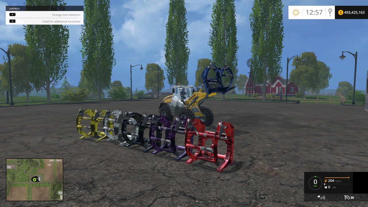 Wheel Loader Log Forks Mod Mod Download