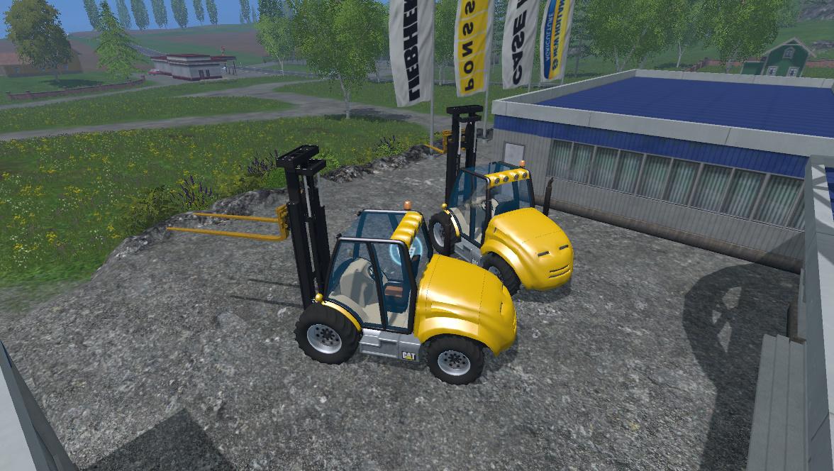 Caterpillar Forklift V1 0 For Fs 15 Farming Simulator 19 17 15 Mod