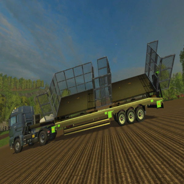 Low Loader With AR Fünktion Trailer V 2.0 - Mod Download