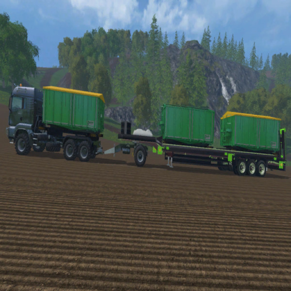 Low Loader With AR Fünktion Trailer V 2.0 - Mod Download