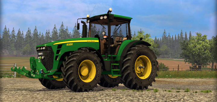 FS22 John Deere 7R US 2WD v1.0.0 (1) - Farming simulator 19 / 17 / 15 Mod