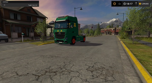FS17 Super Fast Mercedes – Benz Truck - FS 17 Trucks Mod Download
