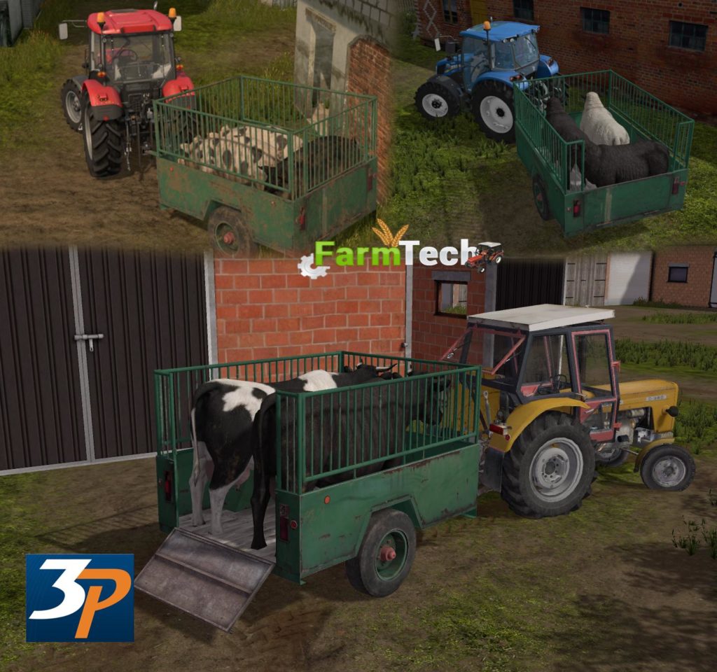 FS17 DRAY LIVESTOCK V1.0 - FS 17 Trailers Mod Download