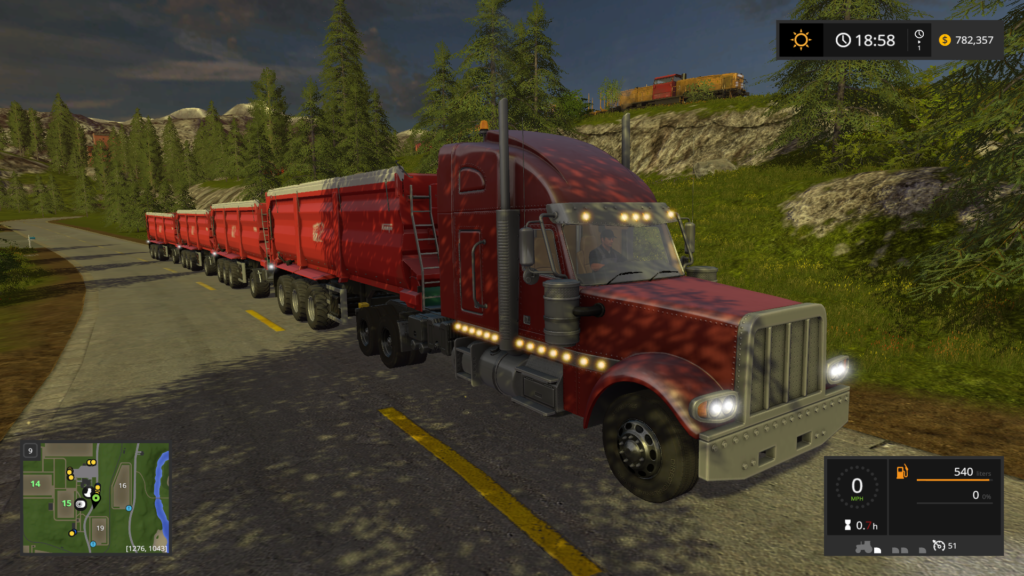 FS17 Krampe Road Train Mod - FS 17 Trailers Mod Download