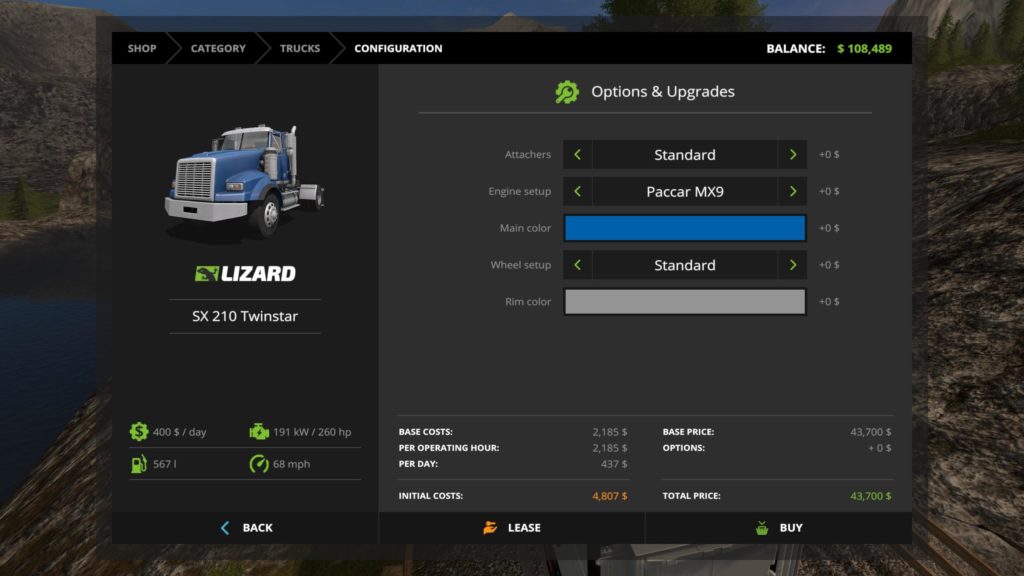 Fs17 Rear Engine FS17 TWINSTAR WITH ENGINE OPTIONS V1.0 - FS 17 Trucks Mod Download