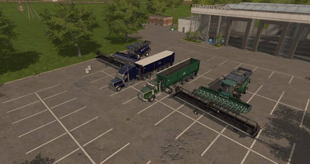FS17 Harvesters,Trucks,Trailers,Headers Pack V4 - FS 17 Packs Mod Download