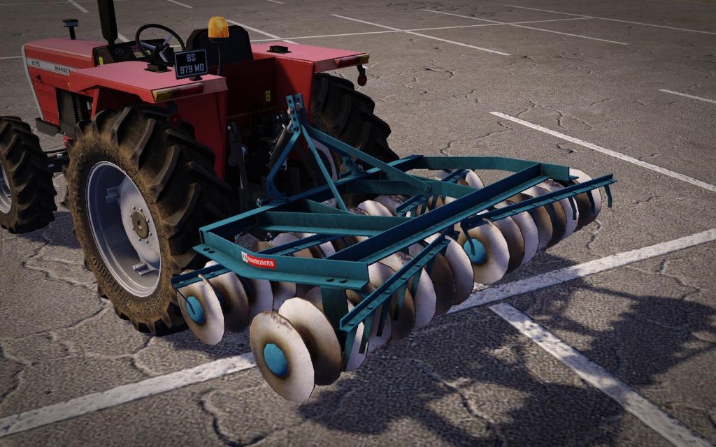 FS17 TALERZÓWKA RANSOMES 9FT - FS 17 Implements & Tools Mod Download