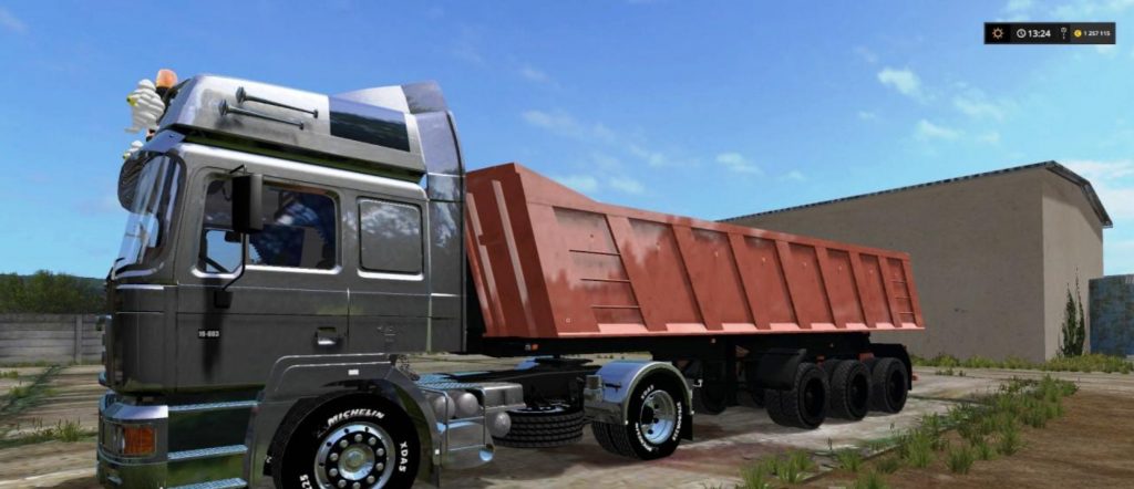 FS17 Semi-trailer MAZ 953000-011 v1.0 - FS 17 Trailers Mod Download