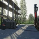FS19 Forklift / stacker bucket set v1.0 - FS 19 Implements & Tools Mod ...