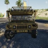 FS19 Army humvee v1.0 - FS 19 Cars Mod Download