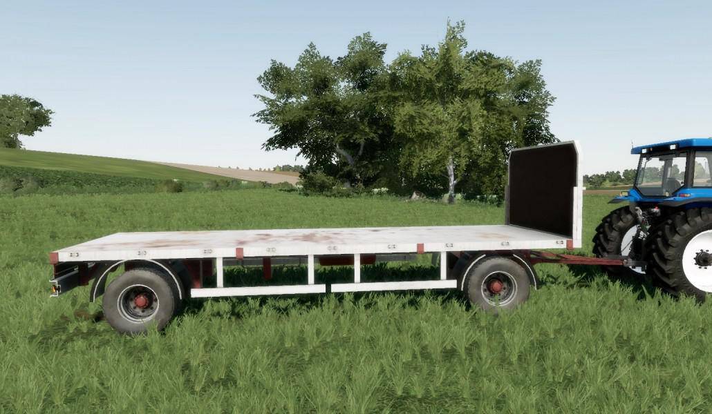 FS19 Homemade bale trailer SUN 2005 v1 (2) - Farming simulator 19 / 17 ...