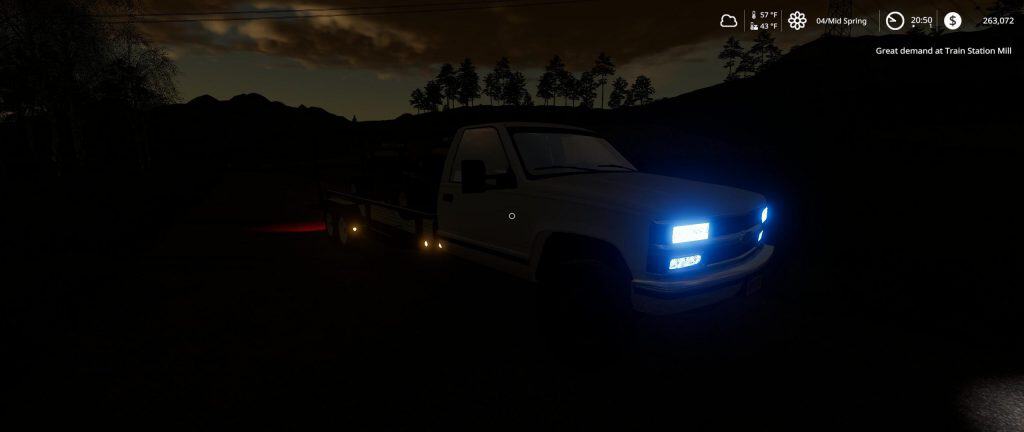 FS19 Silverado Landscape Truck v1 (2) - Farming simulator 19 / 17 / 15 Mod