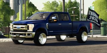 Trump Fs19 FS19 2017 Ford F250 Trump Flag - FS 19 Cars Mod Download