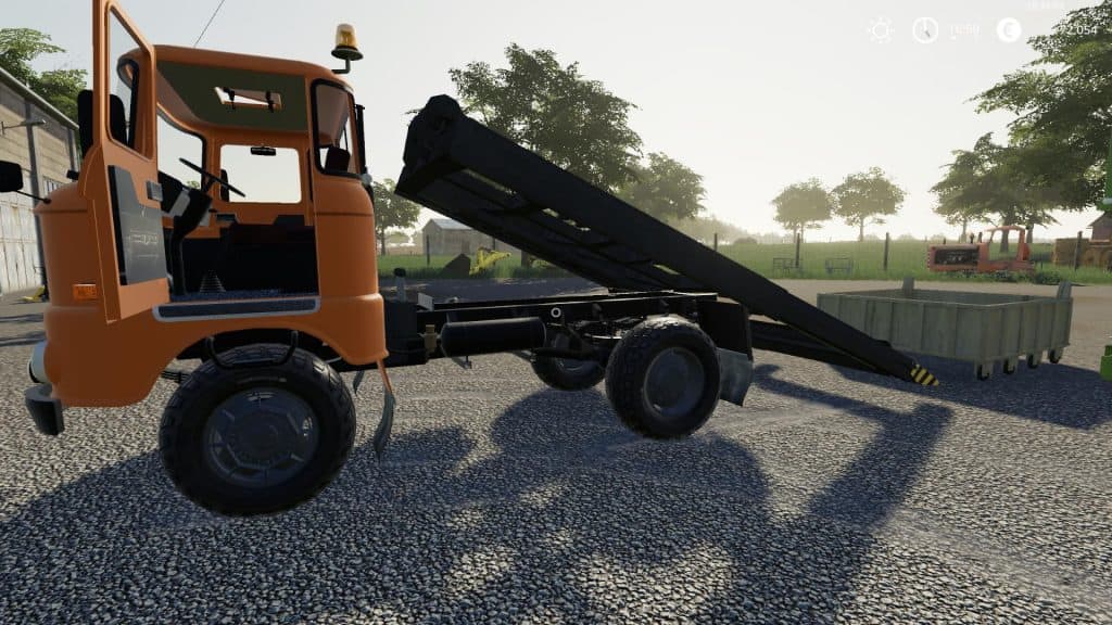 FS19 IFA W50 Containeraufbau v1.0 - FS 19 Trucks Mod Download