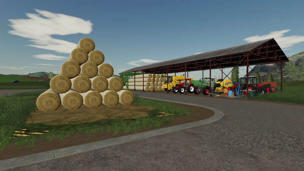 FS19 Hungarian Bale Storage Pack 1.1.0.0 - FS 19 Buildings Mod Download