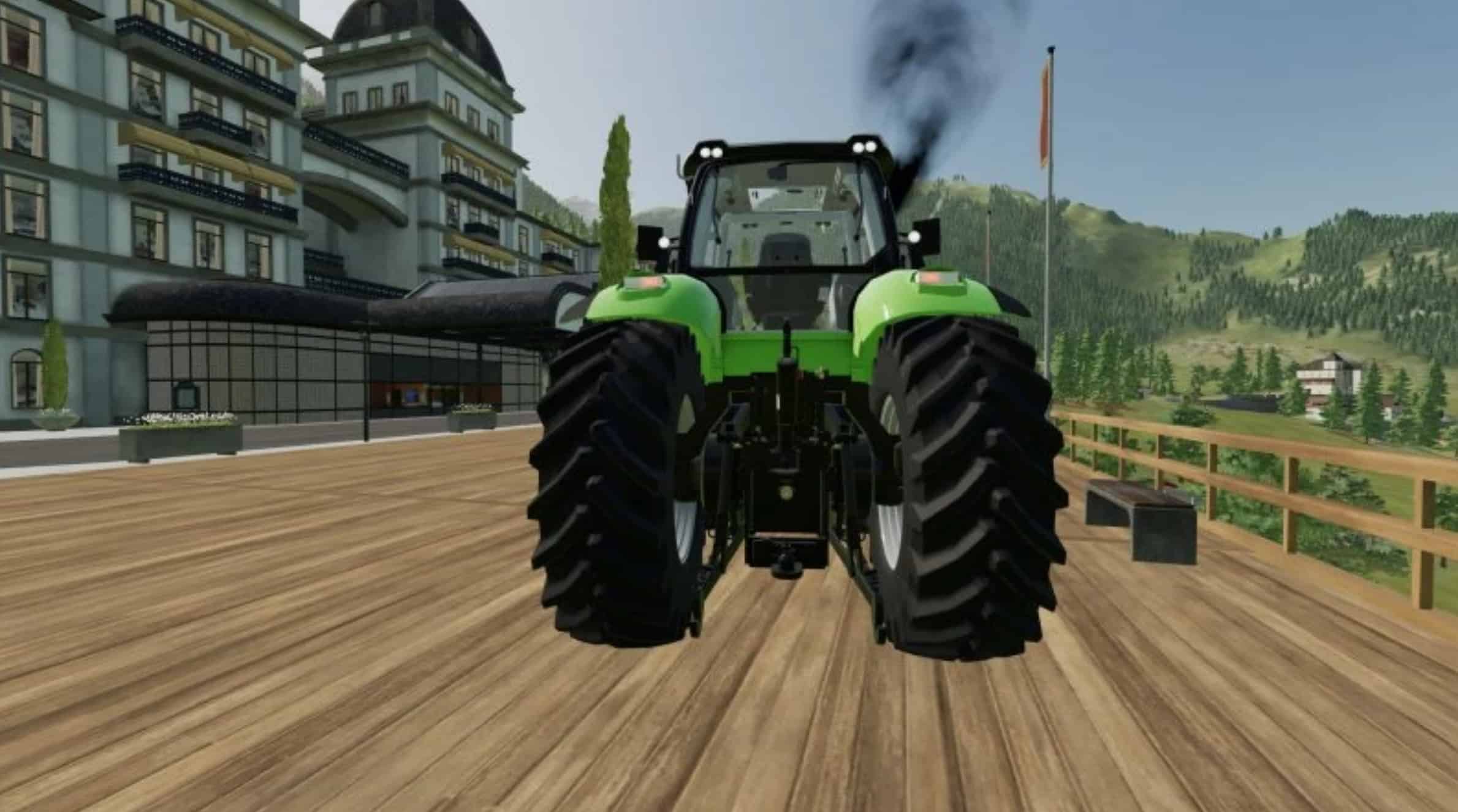 FS22 Deutz Agroton X720 gear shift, air horn v1.0.0.0 FS 22 Tractors