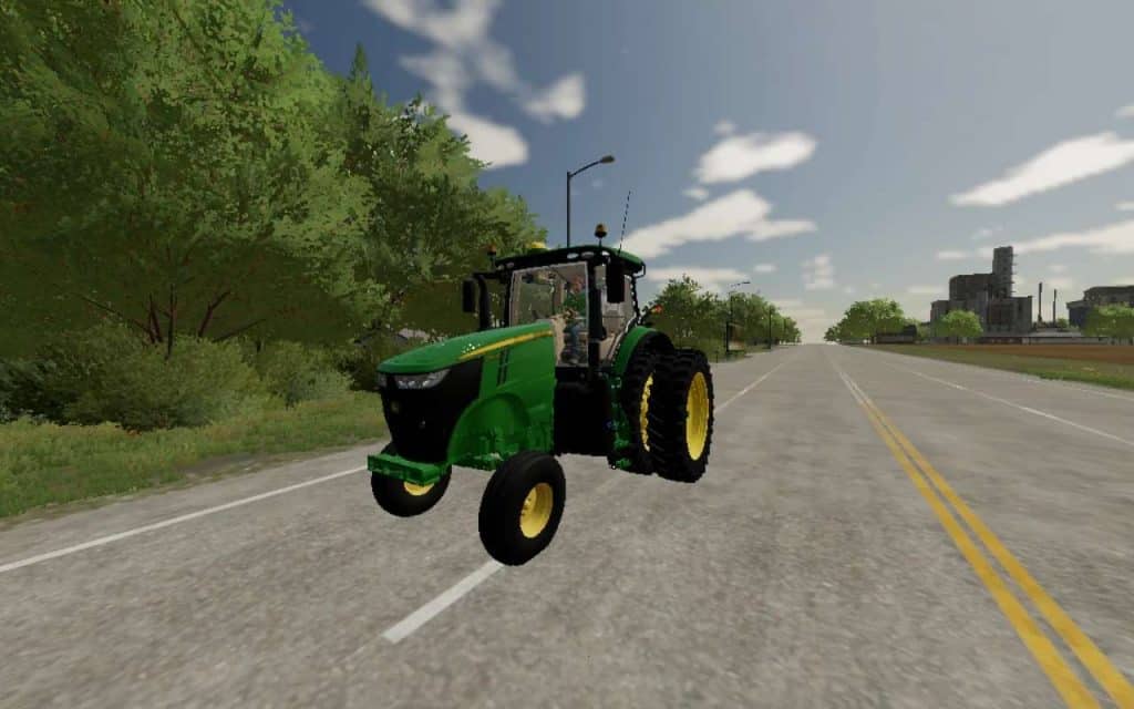 FS22 John Deere 7R US 2WD v1.0.0 (4) - Farming simulator 19 / 17 / 15 Mod