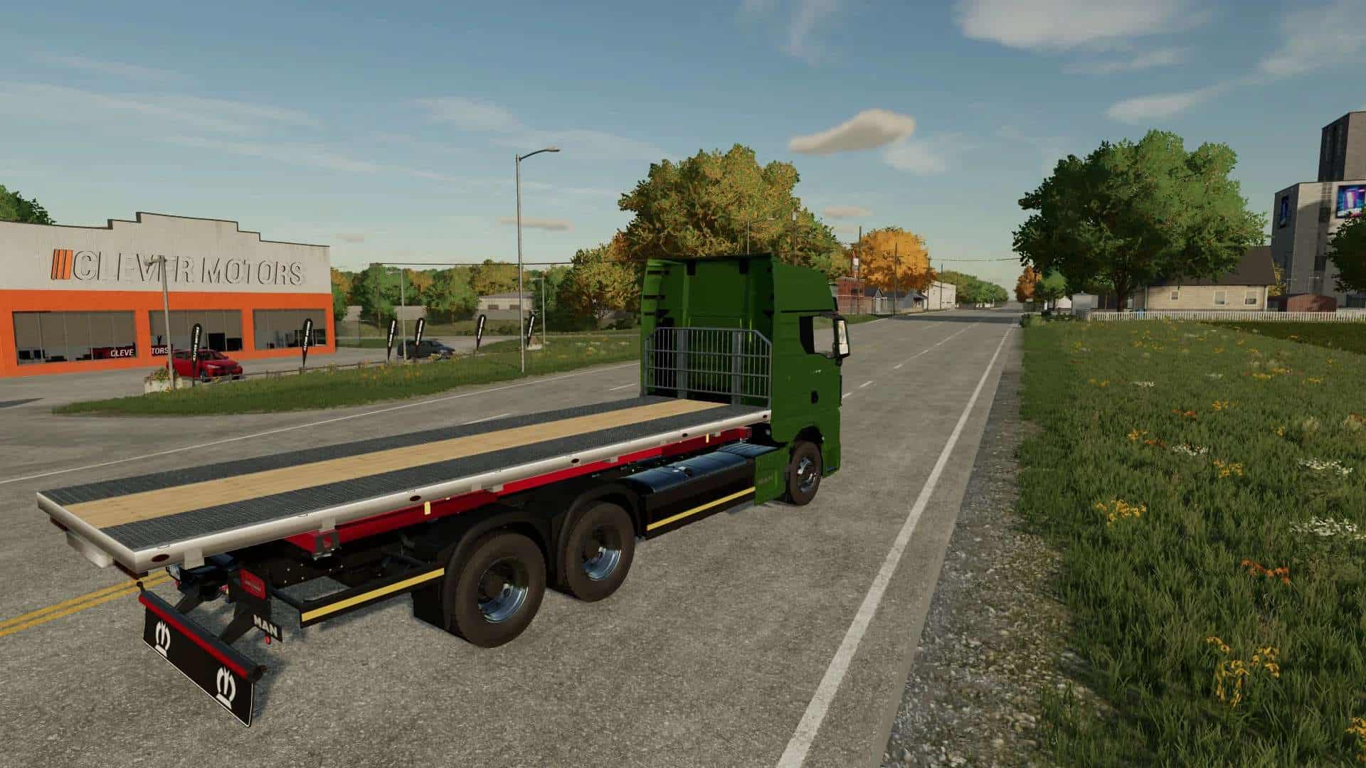 FS22 Flatbed Autoload (updated) for MAN TGX2020 Addon pack V 1.0.0.1 ...