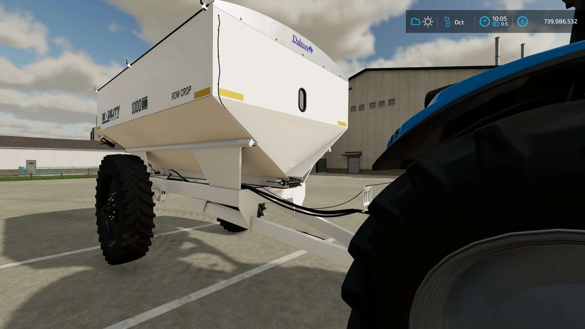 FS22 Mobility 1000 Fertilizer spreader v1.0 FS 22 Implements & Tools Mod Download