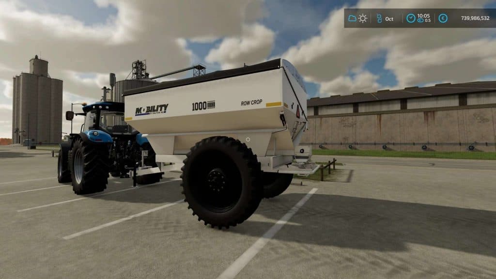 FS22 Mobility 1000 Fertilizer spreader v1.0 FS 22 Implements & Tools Mod Download