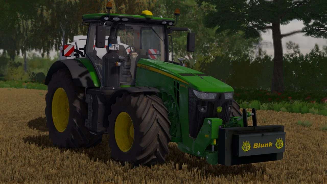 John Deere 8R 2016 v1.1 (3) - Farming simulator 19 / 17 / 15 Mod