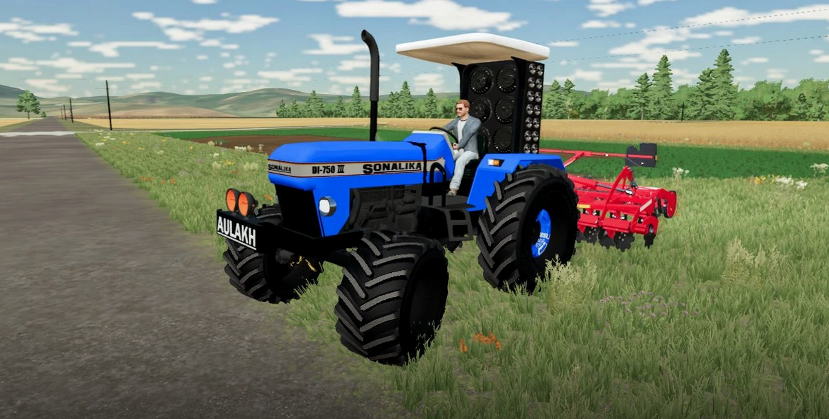 FS22 Sonalika 750 DI v1.0 - FS 22 Tractors Mod Download