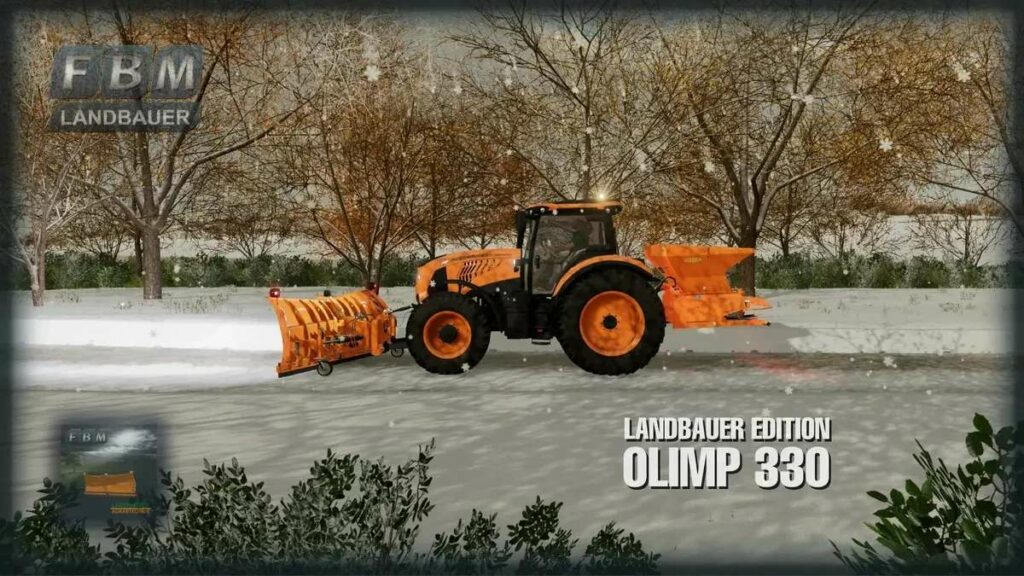 FS22 Spring Flap Snow Blade v1.0 - FS 22 Implements & Tools Mod Download