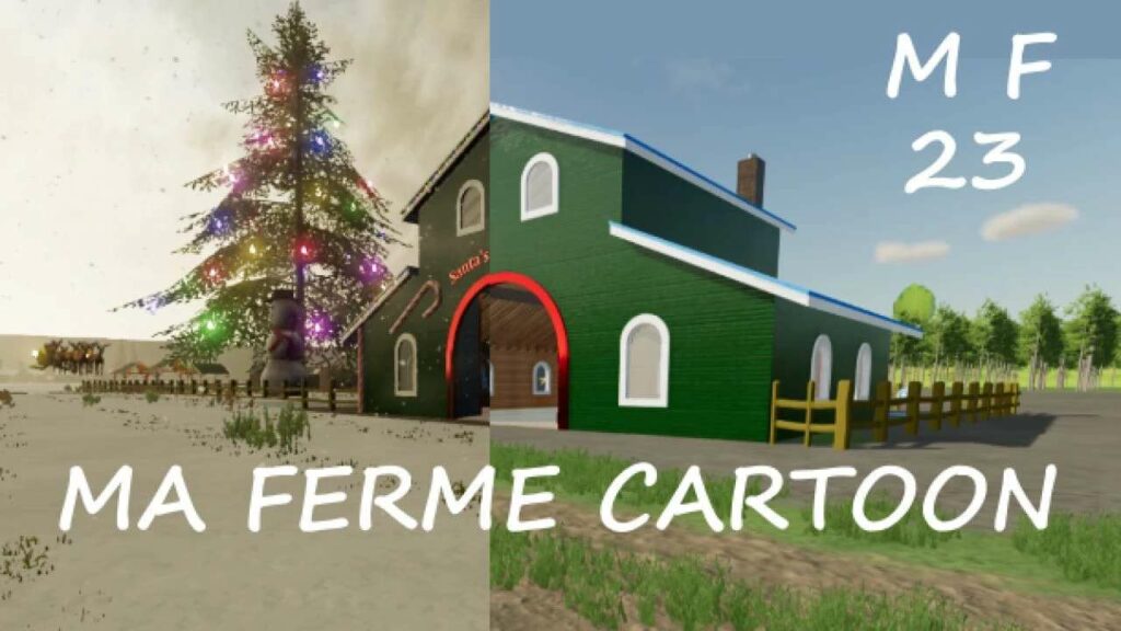 FS22 Ma ferme cartoon v1.0 - FS 22 Maps Mod Download